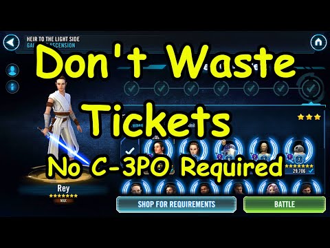 Rey Tier's 4, 5, and 6 Unlock Guide - Don't Remove Turn Meter from Kylo