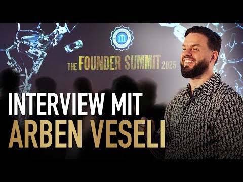 Sales – Arben Veseli on values, mindset & career (Founder Summit 2025)