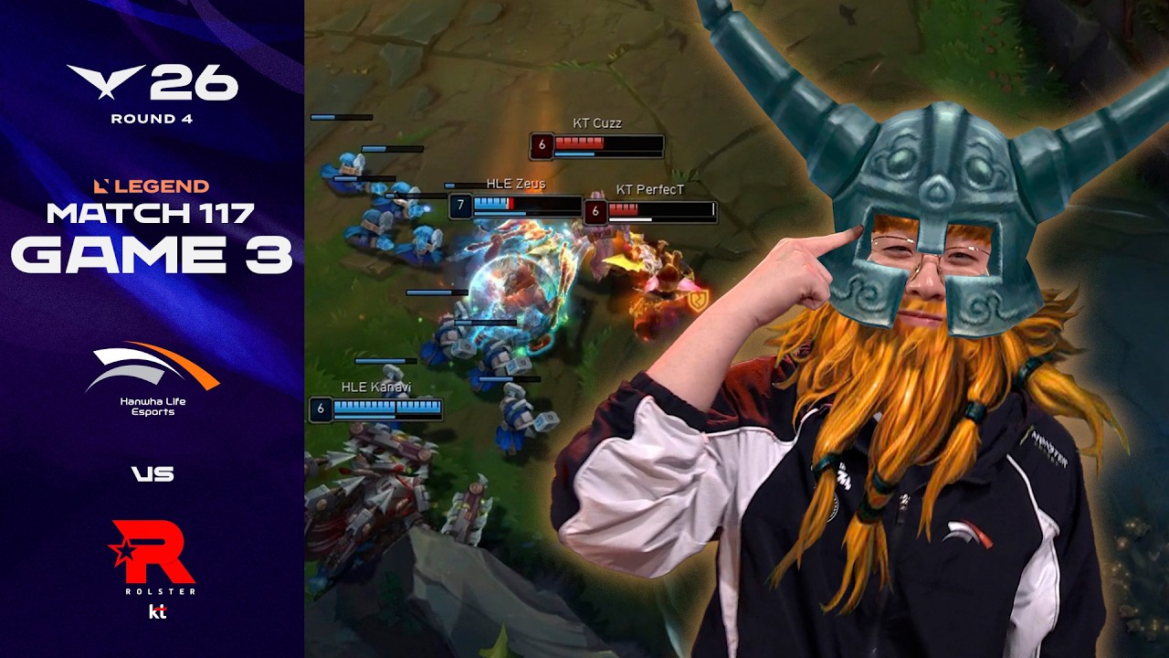 올라프 굿굿굿~ | HLE vs KT 게임 3 하이라이트 | 2026 LCK