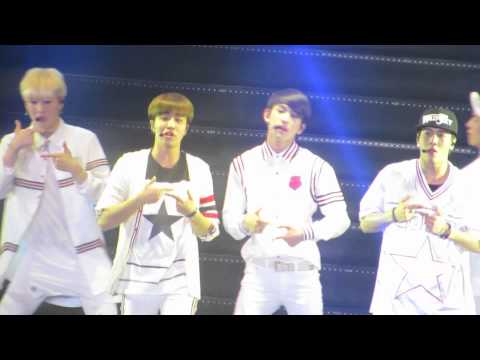 140830 JYP Nation ONE MIC Hong Kong GOT7 - Intro + Girls Girls Girls