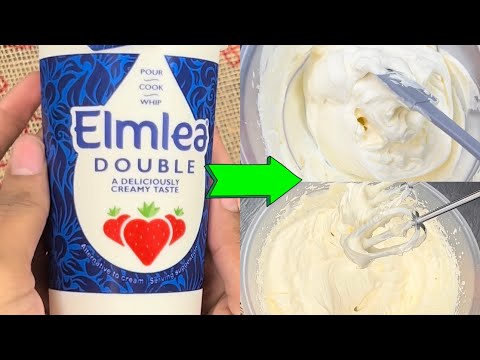 Whipping cream recipe by Elmlea double cream || Perfect whipping cream recipe with tips