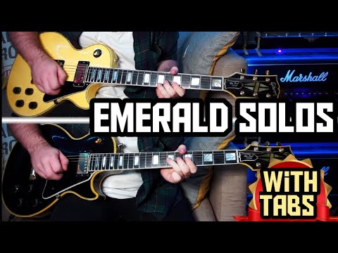 EMERALD SOLOS - THIN LIZZY (Play Along TABS)