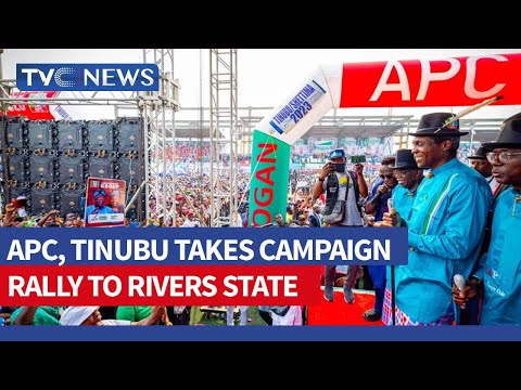 (WATCH) APC, Tinubu Takes Campaign Rally to Rivers State