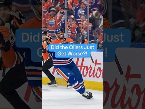 Oilers let him walk… wow 😬 #nhl #shorts #hockey
