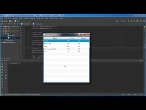 JavaFX Java GUI Tutorial   19   Editable Tables