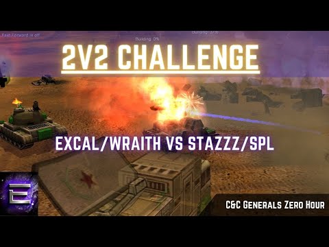🔴 LIVE | ExCaL, Wraith vs StaZzz, SPL | $60 2v2 Challenge + 1v1 50k Tournament Rd2 C&C Zero Hour