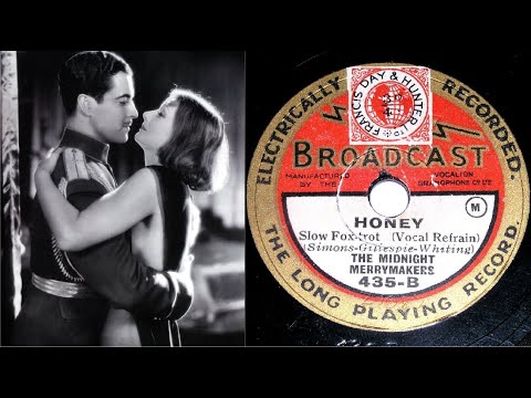 78 RPM – The Midnight Merrymakers – Honey (1929)