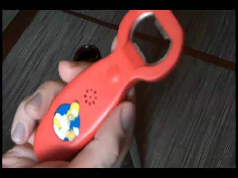 Dying Homer Simpson beer opener