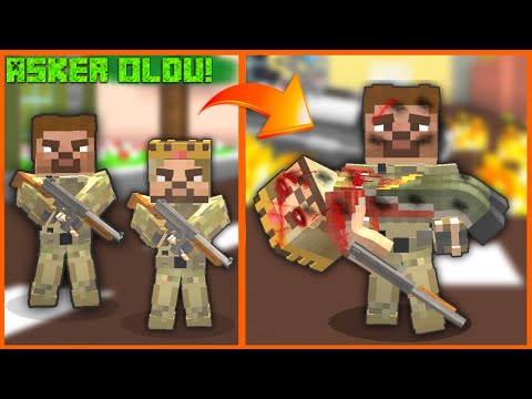 ARDA AND WIND BECOME SOLDIERS, THE WIND WAS HIT IN THE WAR! 😢 -Minecraft
