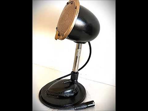 Vintage 1930's-style Customized Desktop "Announce" Dynamic Microphone, working image 7