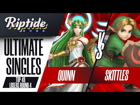 Quinn vs skittles - Ultimate Singles Top 48: Losers Round 4 - Riptide 2022 | Palutena vs Young Link