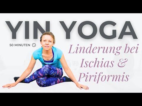 Yin Yoga bei Ischias & Piriformis-Syndrom – bei Rückenschmerzen & Gesäßschmerz (50 Min)