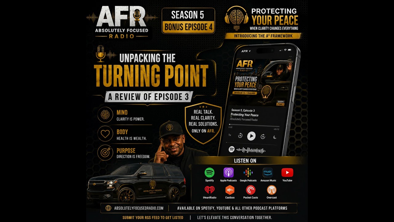 Season 5, Bonus Episode 4 - Unpacking the Turning Point: A Review of Episode 3 | Absolutely Focused Radio