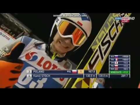 PŚ Zakopane 2015 - Kamil Stoch 130 m 2 Seria Drużynowy Konkurs