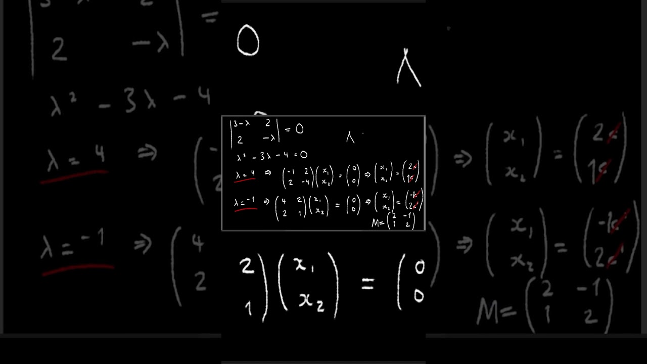 Eigenvalues in Real Life #eigenvectors #eigenvalue #mathematics