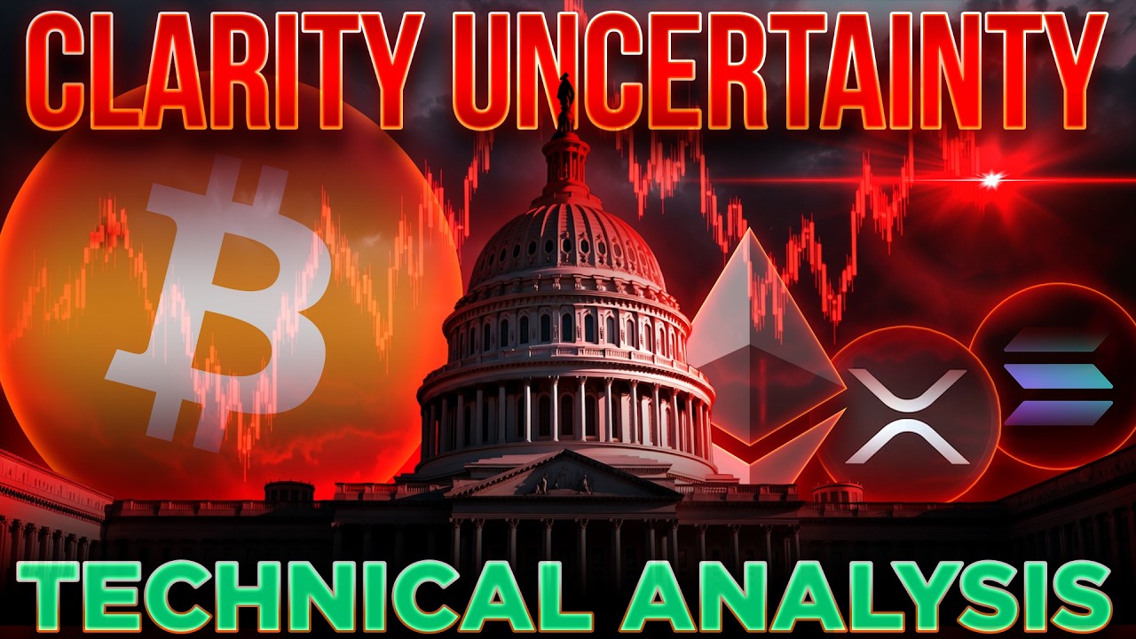 Crypto vs CLARITY Uncertainty📉Technical Analysis ‪@EvanAldo‬