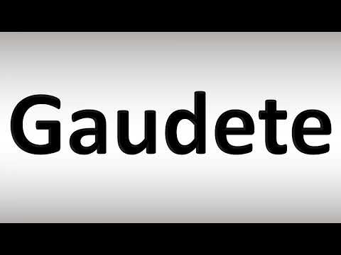 How to Pronounce 'Gaudete' Correctly