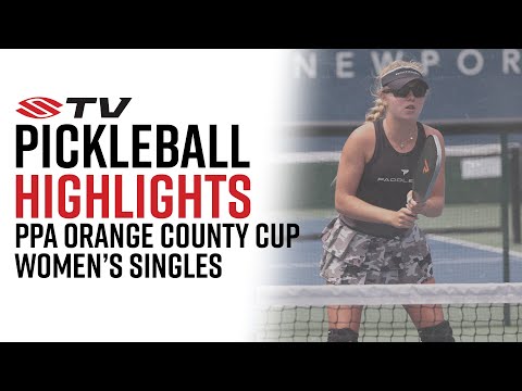 Anna Leigh Waters' Perfectly Placed Shot Pickleball Highlight - PPA Orange County Cup