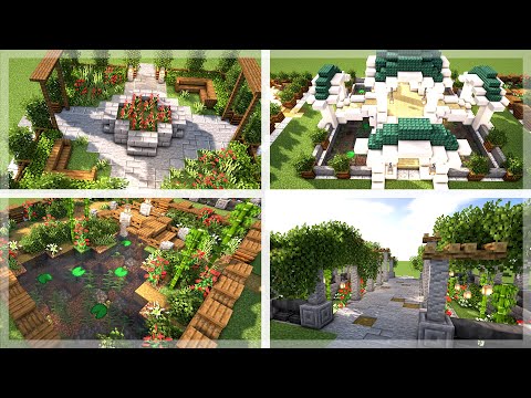 Minecraft: 5 Beautiful Gardens Designs To Show Off Your World