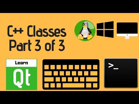 Qt C++ Gui Tutorial : Working with Classes Part 3 of 3 | Course Preview