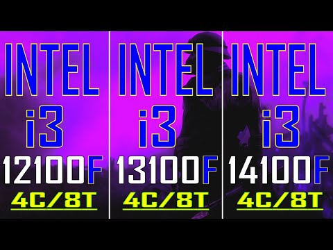 INTEL i3 12100F vs INTEL i3 13100F vs INTEL i3 14100F || PC GAMES TEST ||