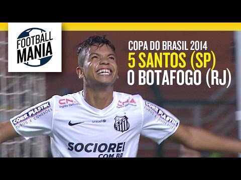 Santos (SP) 5-0 Botafogo (RJ) - Copa do Brasil 2014 - Quarterfinals