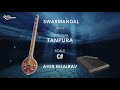 Tanpura Scale C# | Ahir Bhairav | Riyaz | Best for Vocal Practice , Meditation & Yoga