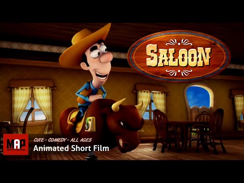 Cute & Funny CGI 3D Animated Short Film ** SALOON ** Animation by Thiago Martins & VFS