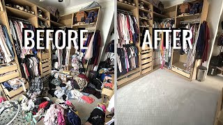 Cleaning the world’s messiest closet! Organize With Me - Jordan Page Productivity Tips