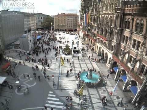 Marienplatz (Munich) Timelapse 20.09.2016