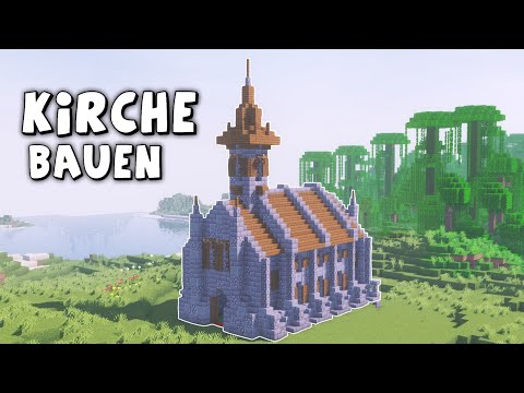 Minecraft Church Building Tutorial 1.18 - Build a Medieval Church in Minecraft German | Flash
