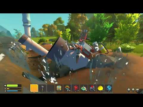 How to Kill a Farmbot in Scrap Mechanic Using Large Explosives