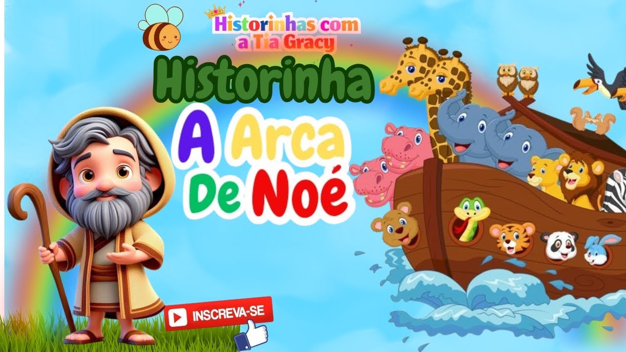 HISTORINHA A ARCA DE NOÉ  - (tia gracy) #historinhainfantil #bibliainfantil #históriabíblicainfantil