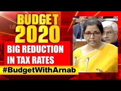 2020年予算。ニルマラ・シサラマン財務大臣が発表した納税者への大規模な救済措置 (Budget 2020: Huge Relief For Tax Payers Announced By Finance Minister Nirmala Sitharaman)