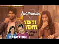 Yenti Yenti | Vijay Devarakonda, Rashmika Mandanna | COUPLE REACTION | BOYFRIEND GIRLFRIEND REACTION