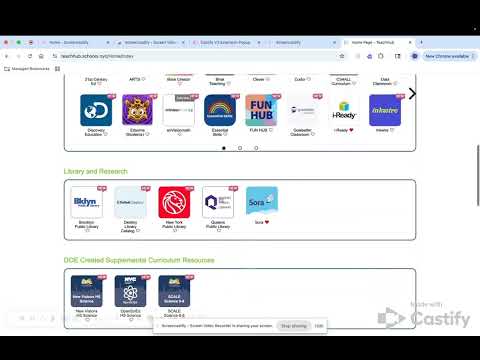 Logging Into Teach Hub And Google Classroom