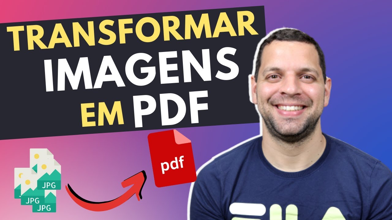 Como TRANSFORMAR FOTOS e IMAGENS em um ÚNICO PDF - Celular e Computador (2021)