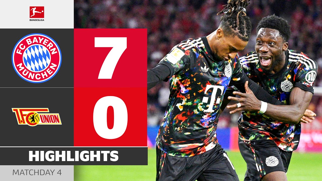 KANE'S 100th Goal!! | FC BAYERN - UNION BERLIN | Highlights | Matchday 4 – Bundesliga 2026/27