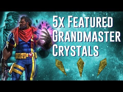 5x Featured Bishop Grandmaster Crystal Opening | Marvel Contest of Champions