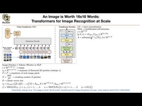 Vision Transformers (Continued) | Lecture 11 (Part 1) | Applied Deep Learning (Supplementary)
