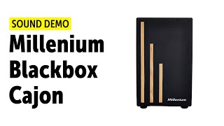 Video thumbnail for Millenium Blackbox Cajon Sound Demo by Drums Bonedo