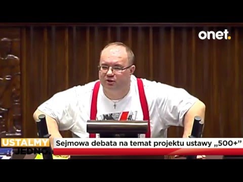 Rafał Wójcikowski MIAŻDŻY ustawę PiS 500+