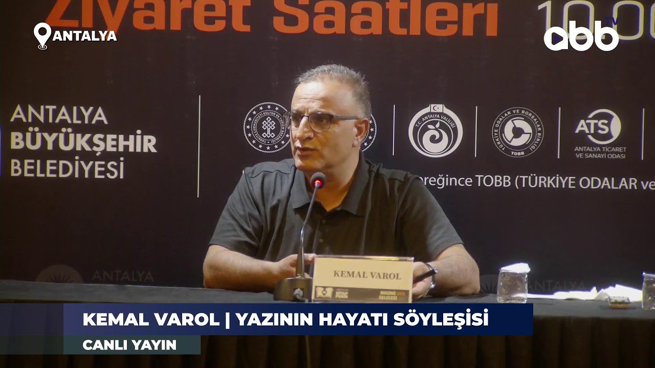 16. Antalya Kitap Fuarı Kemal Varol Söyleşisi