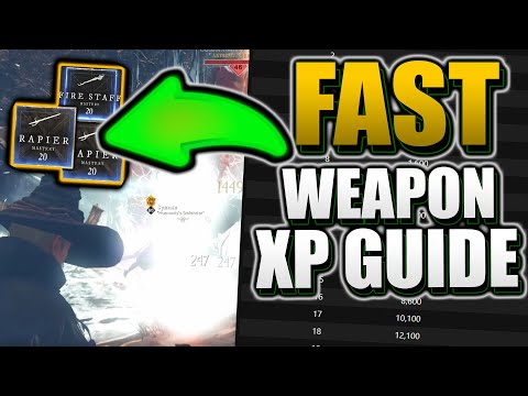 New World *UPDATED*  WEAPON XP GUIDE! FASTEST WEAPON XP in New World! Mastery Level 20 New World!