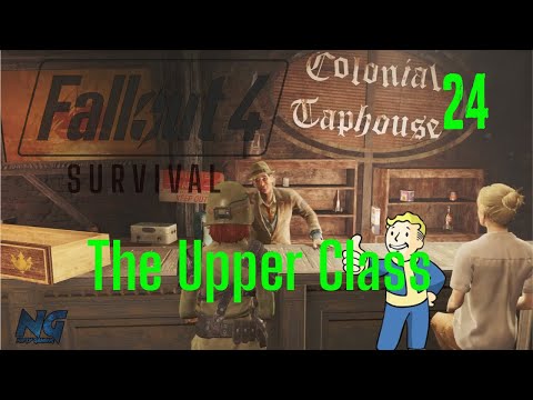 Fallout 4 Survival Mode Walkthrough part 24: The Upper Class