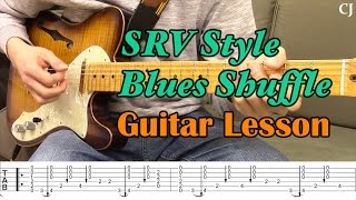 Stevie Ray Vaughan Style Blues Shuffle (With Tab) - Guitar Lesson - Camilo James