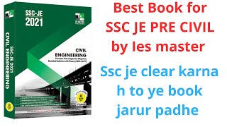 Best Book for SSC JE PRE CIVIL SSC JE IES MASTER BOOK REVIEW