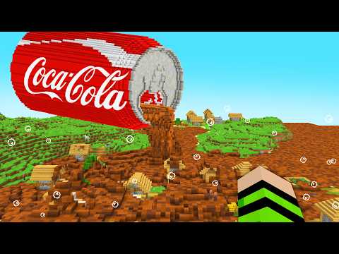 EVERY MINUTE COCA-COLA RISES HIGHER IN MINECRAFT!