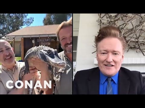 Conan’s Socially Distant Animal Expert Segment - CONAN on TBS