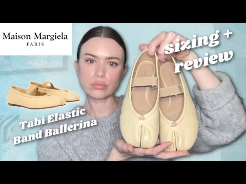 Maison Margiela Tabi Elastic Band Ballerina Flats 🩰 // SIZING + REVIEW